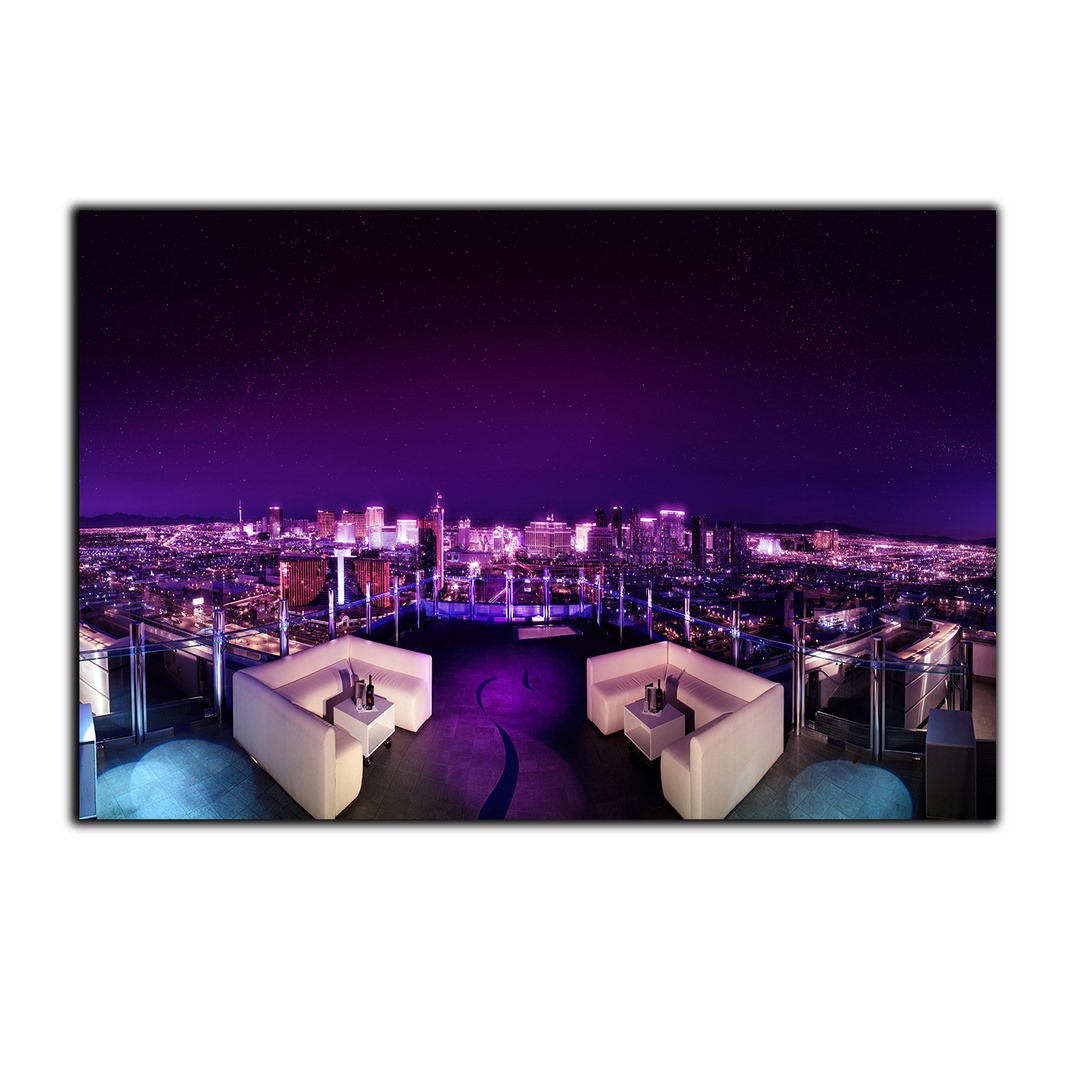 تابلو شاسی بکلیت طرح منظره شهری و آسمان خراش مدل SH-S2779