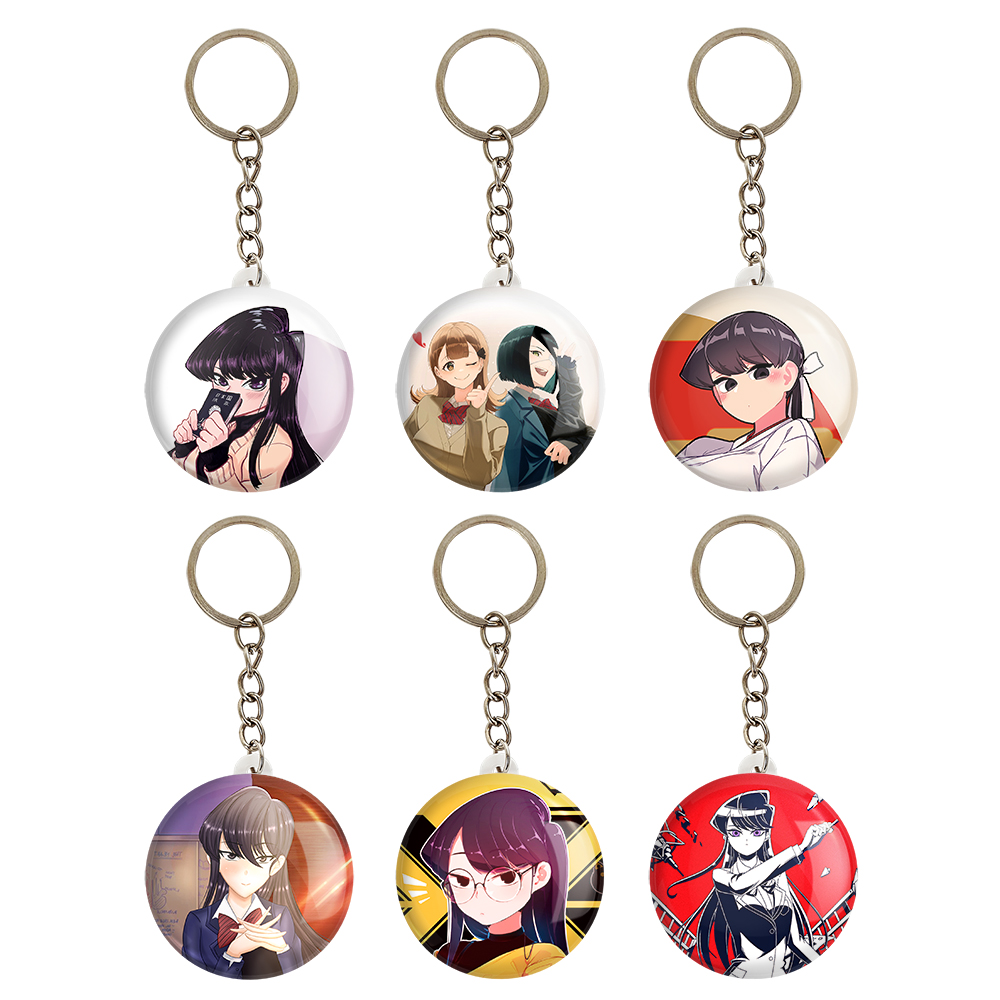 جاکلیدی خندالو مدل انیمه کومی سان کد 841A مجموعه 6 عددی