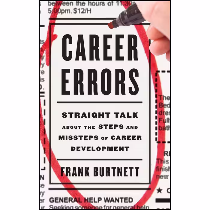 کتاب زبان اصلی Career Errors اثر Frank Burtnett