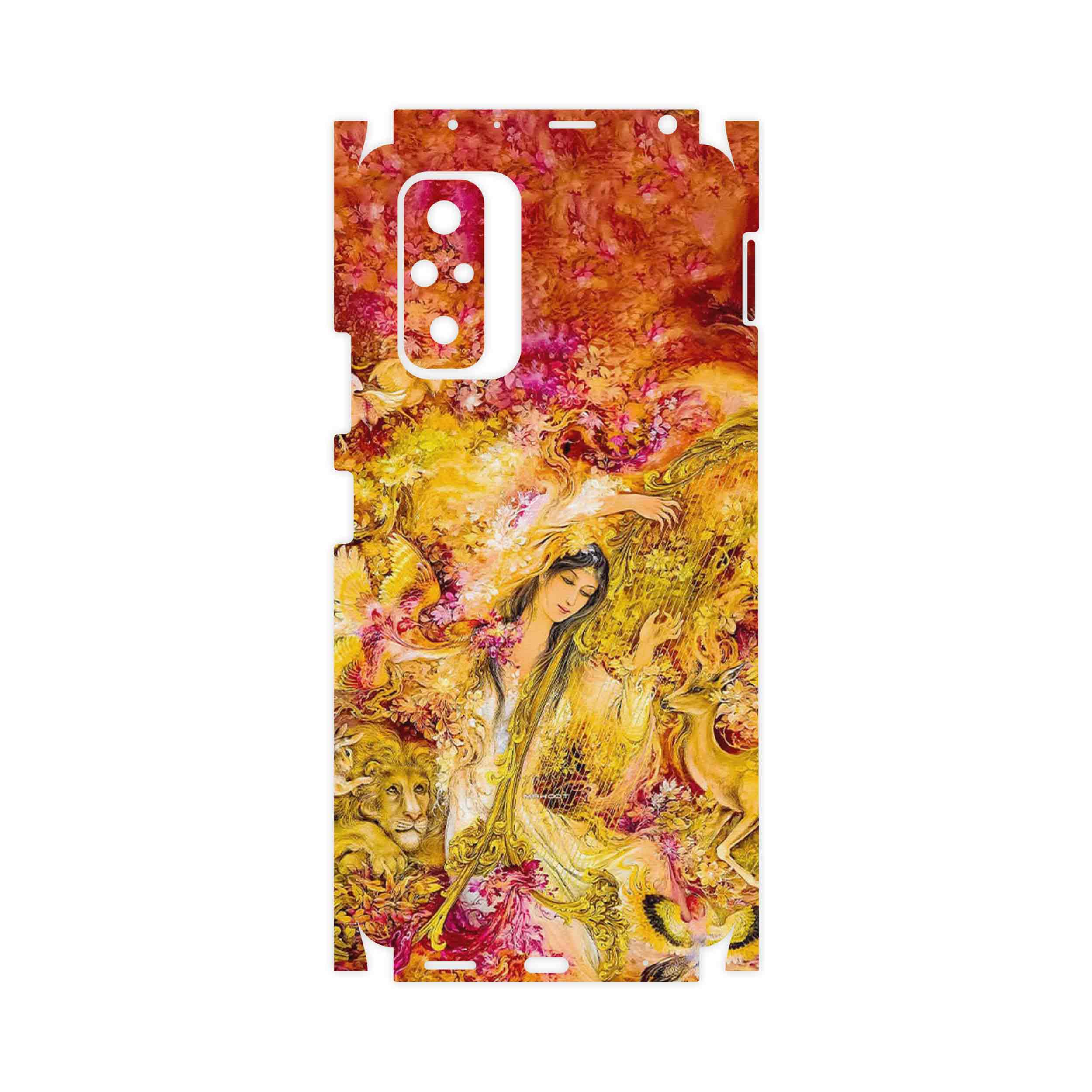 برچسب پوششی ماهوت مدل Persian miniature 1-FullSkin مناسب برای گوشی موبایل شیائومی Redmi Note 10 Pro Max