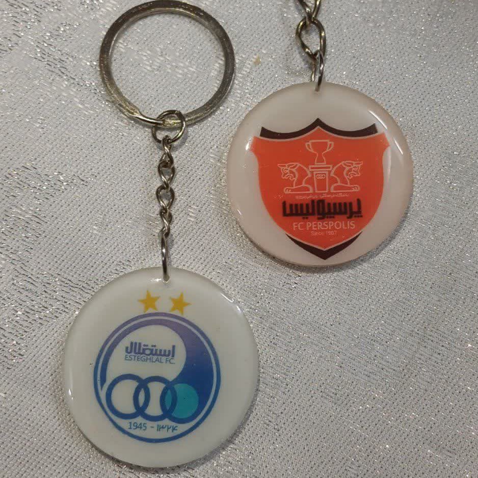 جاسوئیچی یا اویز ماشین آرم باشگاه پرسپولیس و استقلال 