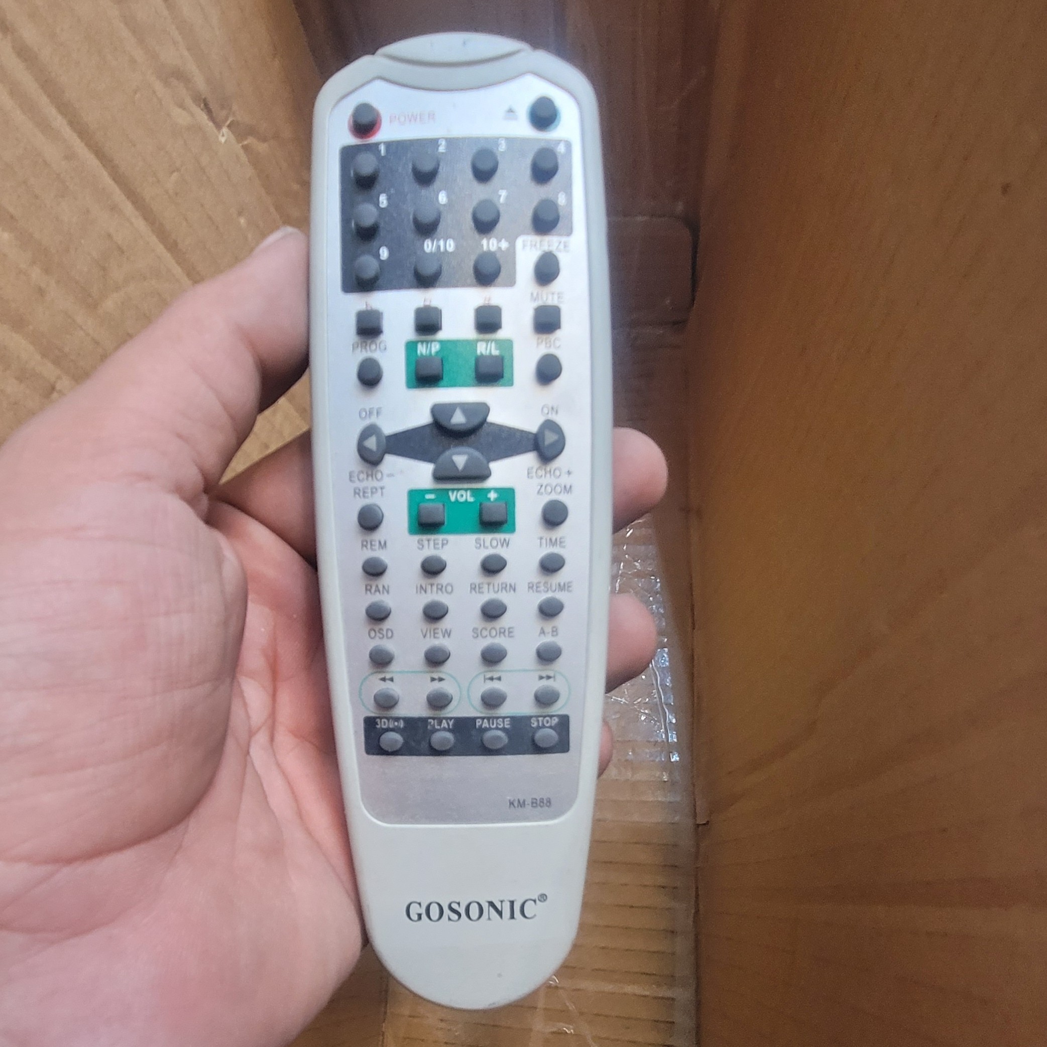 کنترل دی وی دی گاسونیک DVD GOSONIC   کنترل گاسونیک