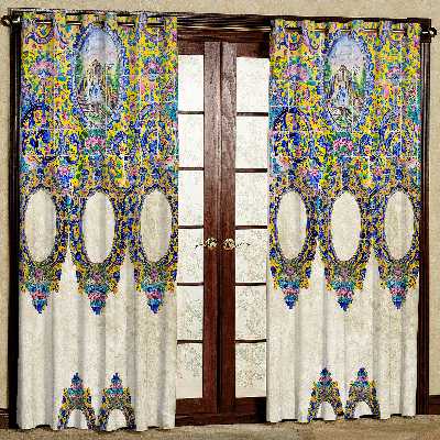 پرده مدل کاشی مخمل پانچی کد 4584 سایز 200x140 سانتی متر