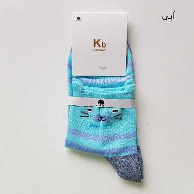 جوراب بچگانه کب مدل گربه کد san912