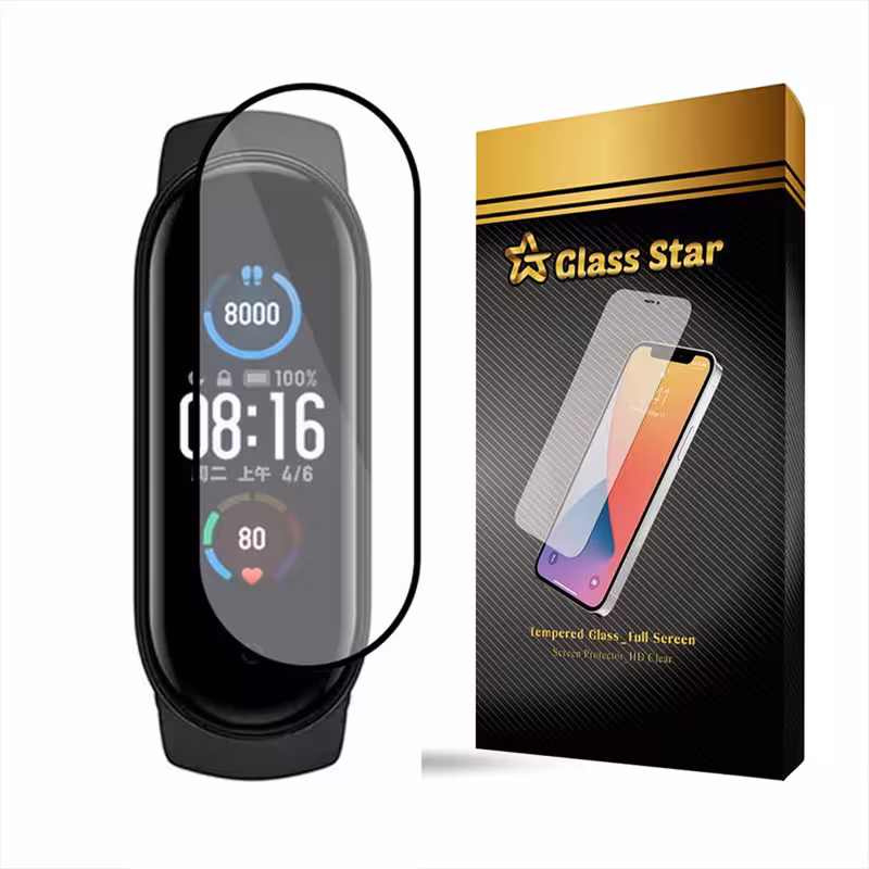 محافظ صفحه نمایش گلس استار مدل PMMW مناسب برای ساعت هوشمند شیائومی Mi band 9 | کالا برتری
