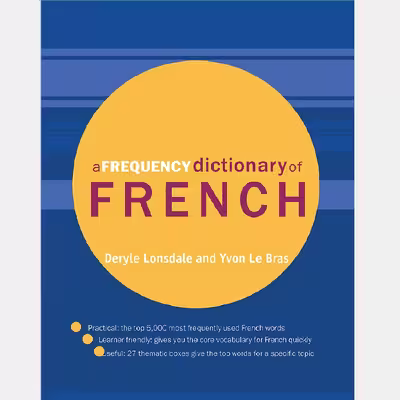کتاب a frequency dictionary of French اثر Yvon Le Bras نشر Routledge