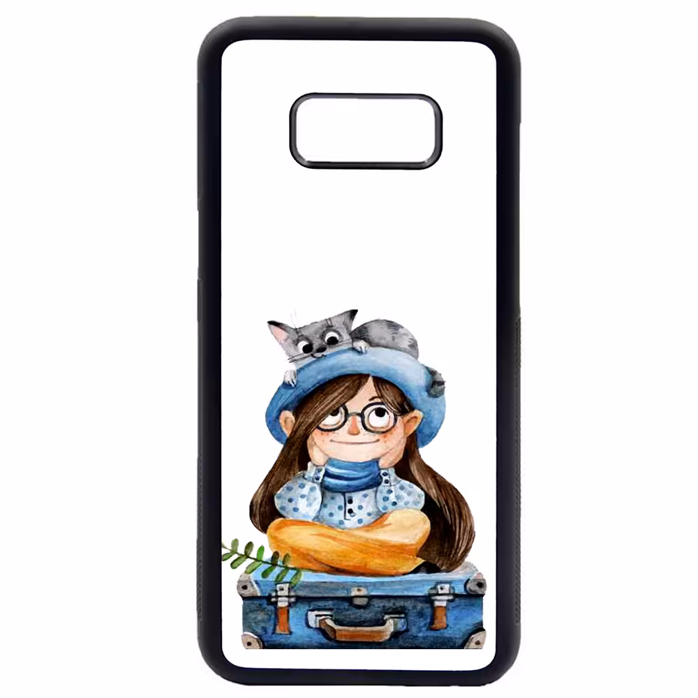 کاور طرح دخترانه مدل 0444 مناسب برای گوشی موبایل سامسونگ galaxy s8 plus