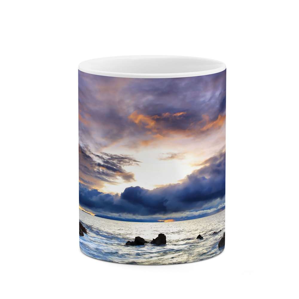 ماگ طرح منظره دریا و آسمان مدل mgs05245