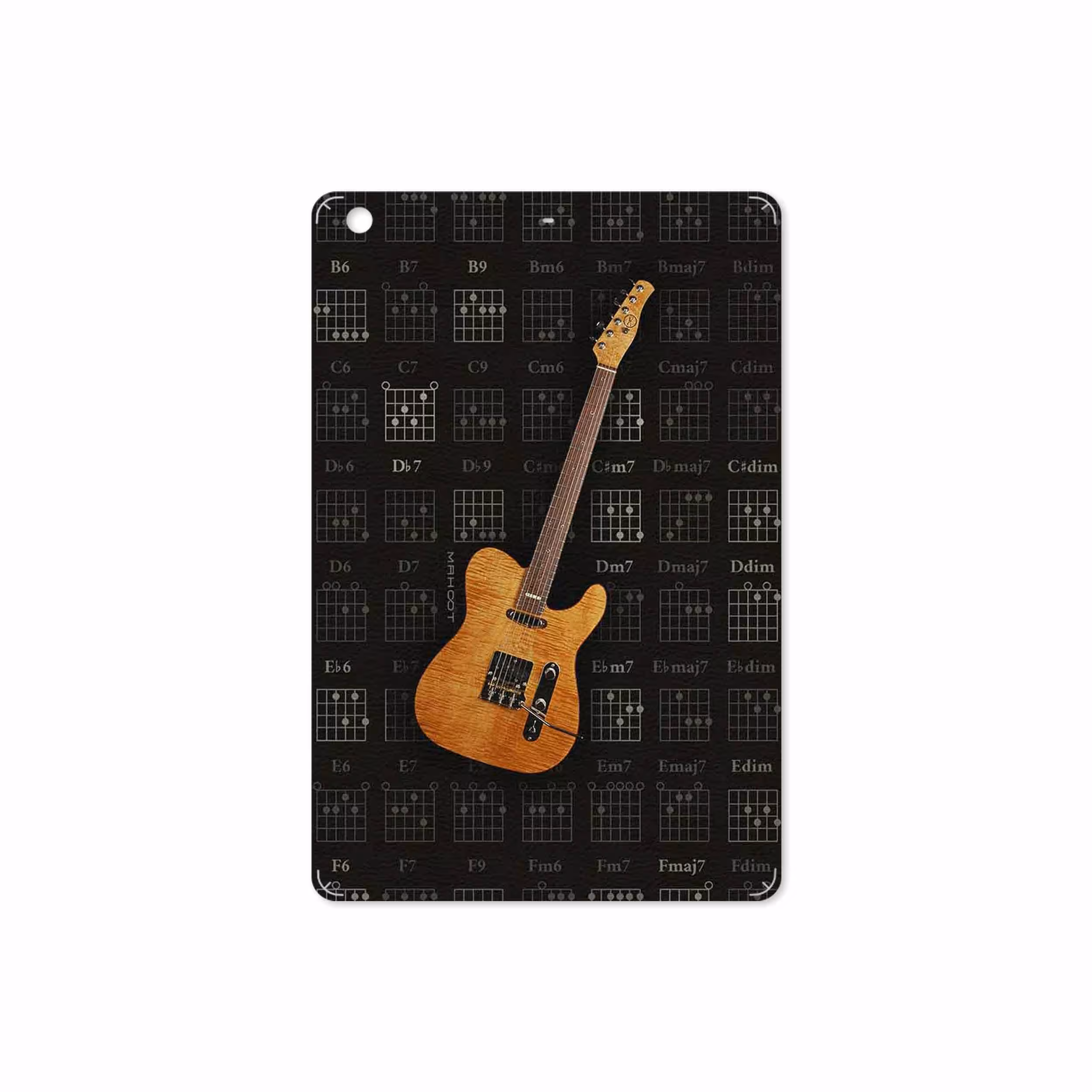 برچسب پوششی ماهوت مدل Guitar-Instrument مناسب برای تبلت اپل iPad mini 2 2013 A1491