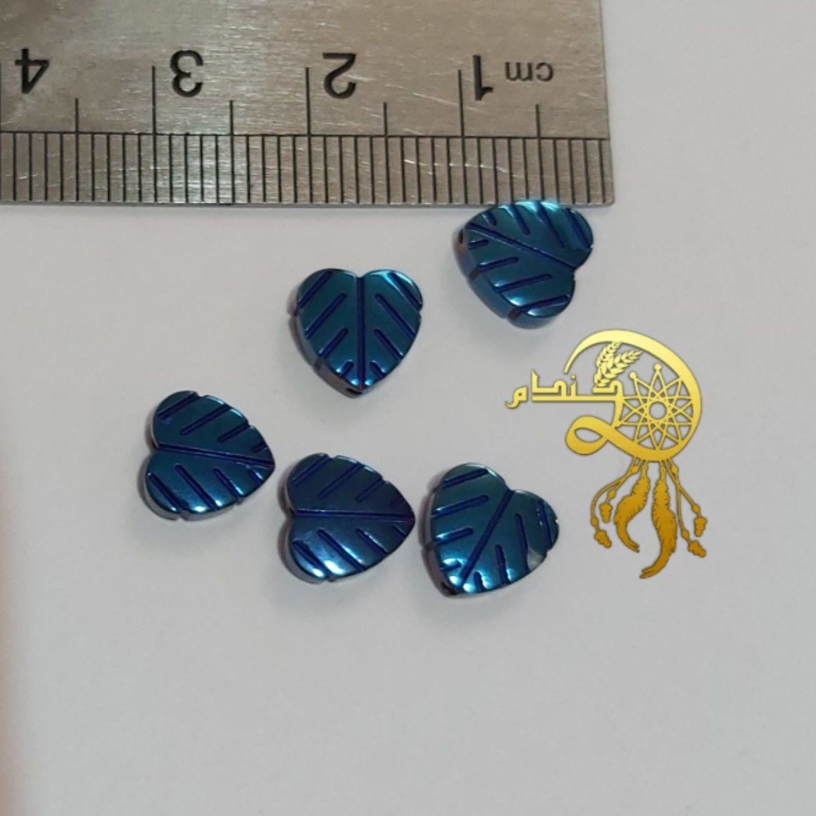  حدیدمدل برگ‌ آبی تیره پک5عددی