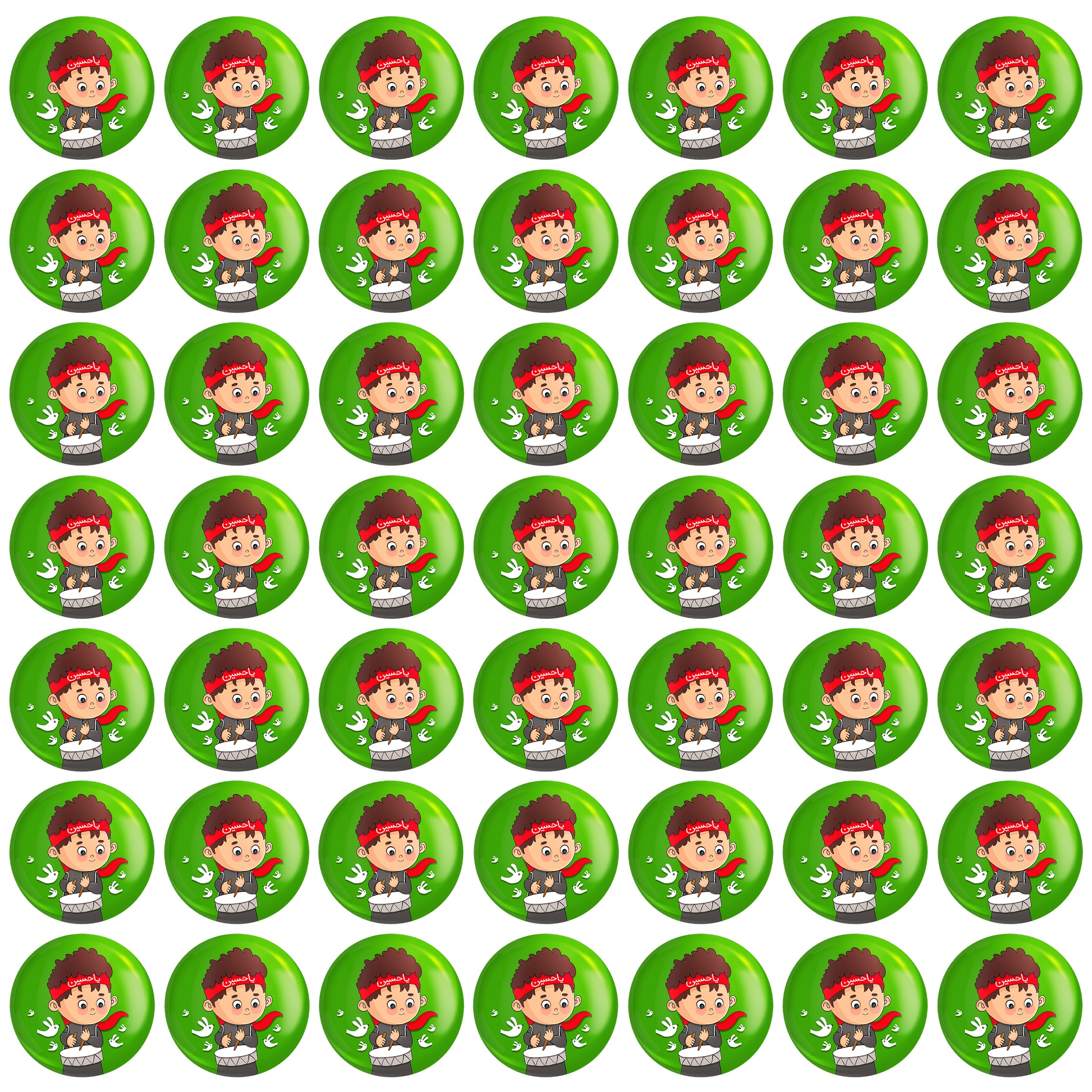 پیکسل خندالو طرح محرم و اربعین امام حسین کودکانه کد 7700 مجموعه 50 عددی