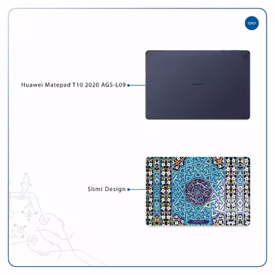 برچسب پوششی ماهوت مدل Iran-Tile7 مناسب برای تبلت هوآوی Matepad T10 2020 AGS-L09