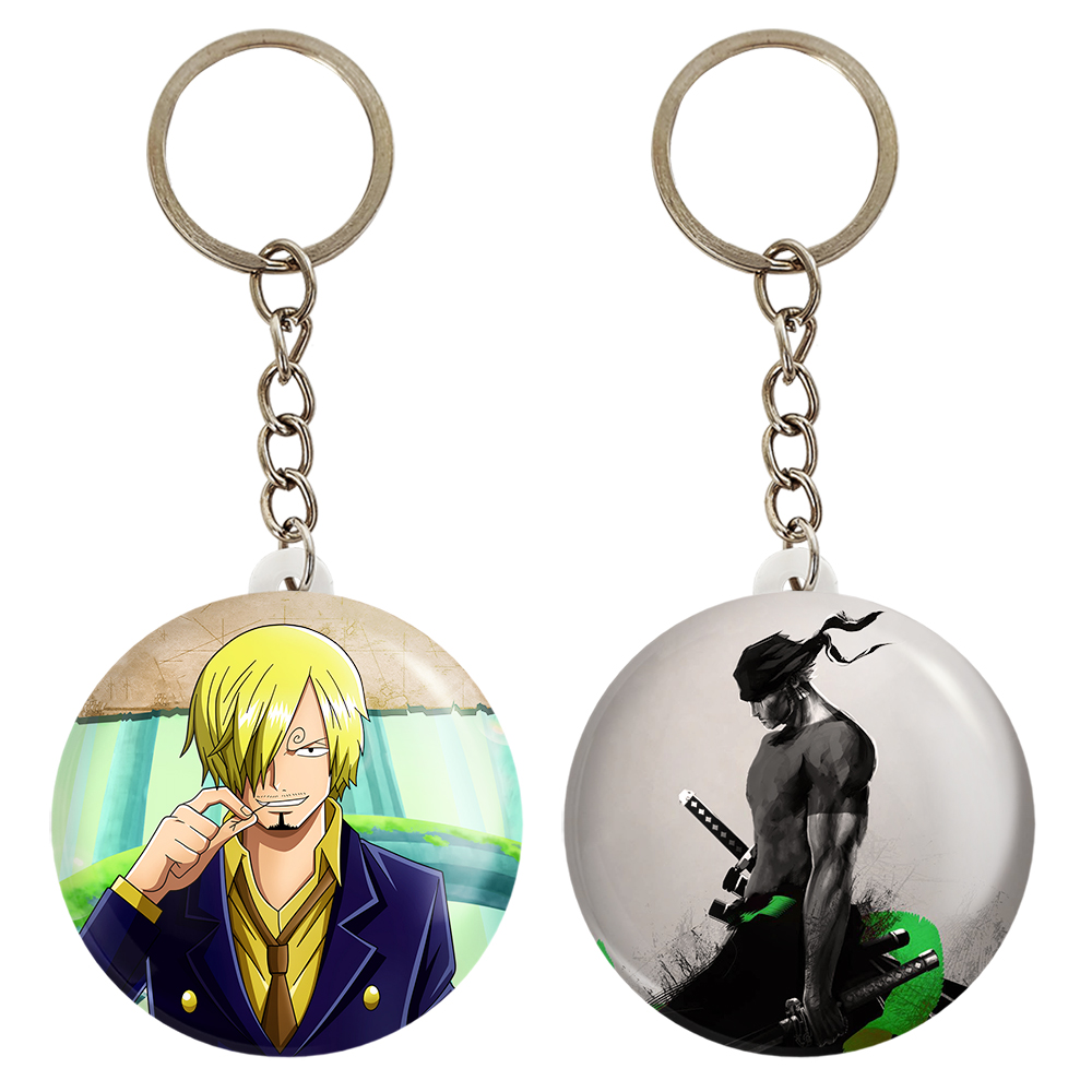 جاکلیدی خندالو مدل زورو و سانجی انیمه وان پیس کد 1724317247 مجموعه 2 عددی