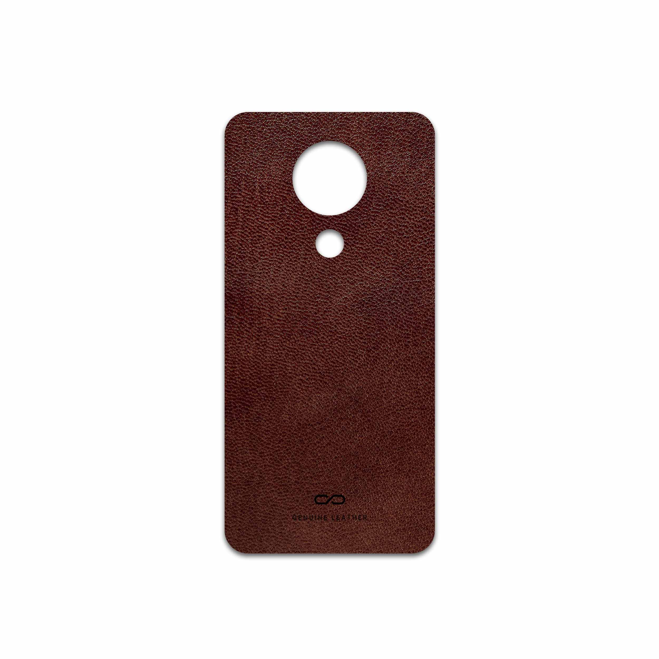 برچسب پوششی ماهوت مدل Natural-Leather مناسب برای گوشی موبایل نوکیا 3.4