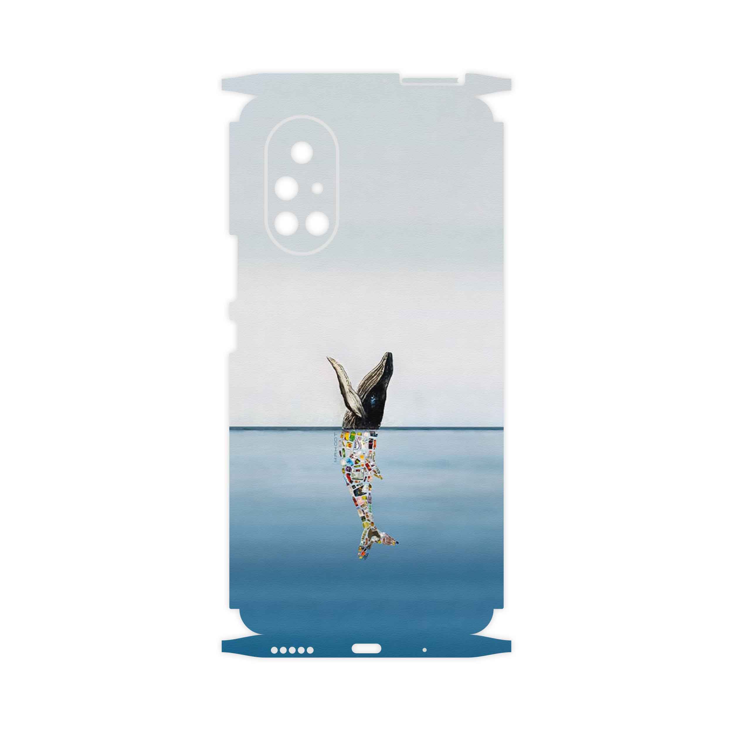 برچسب پوششی ماهوت مدل Collage of Sea Trash-FullSkin مناسب برای گوشی موبایل هوآوی Nova 8