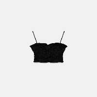 کراپ تاپ زنانه زارا SMOCKED POPLIN CROP TOP | تهران زارا TehranZara