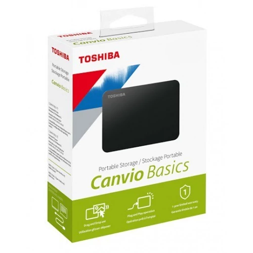 هارد اکسترنال توشیبا مدل بیسیک ظرفیت 320 گیگابایت با یکسال گارانتی Toshiba Basic External 320GB