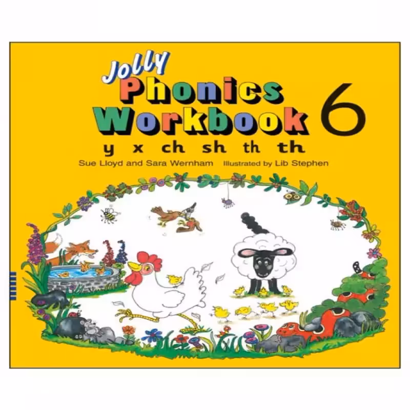 Jolly Phonics Workbook Book 6 کتاب