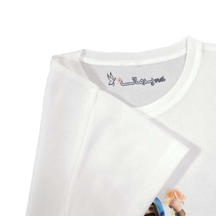 تی شرت بچگانه پرمانه طرح clash کد pmt.819