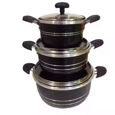 سرویس پخت و پز 6 پارچه طرح لانه زنبوری