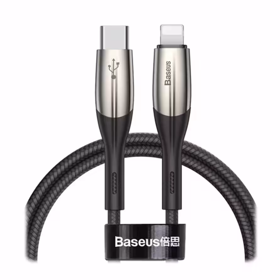 کابل 2 متری Type-C به Lightning بیسوس CATLSP B01