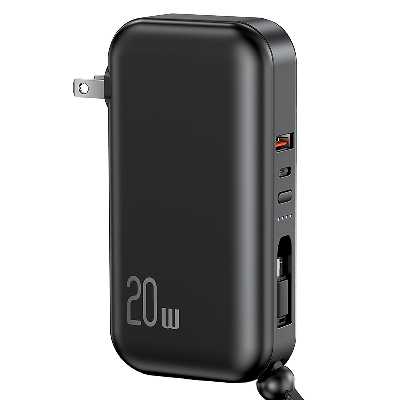 شارژ همراه و شارژ دیواری یوسمز مدل CD172-20W ظرفیت 10000 میلی آمپر