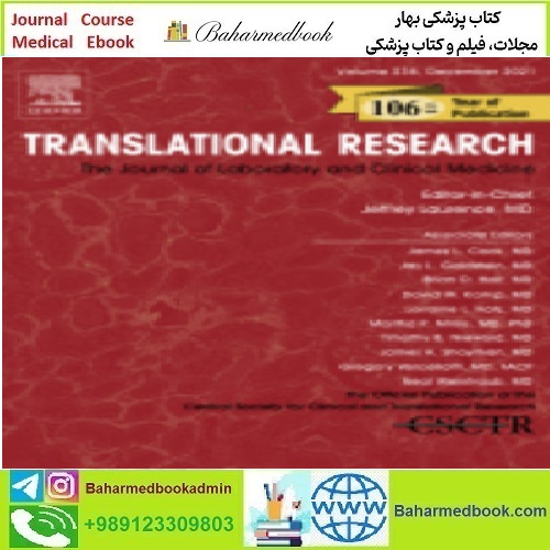 Translational Research Volume 227 to 238 2021 TRUE