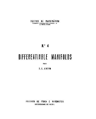 خرید و دانلود نسخه کامل کتاب Differentiable manifolds