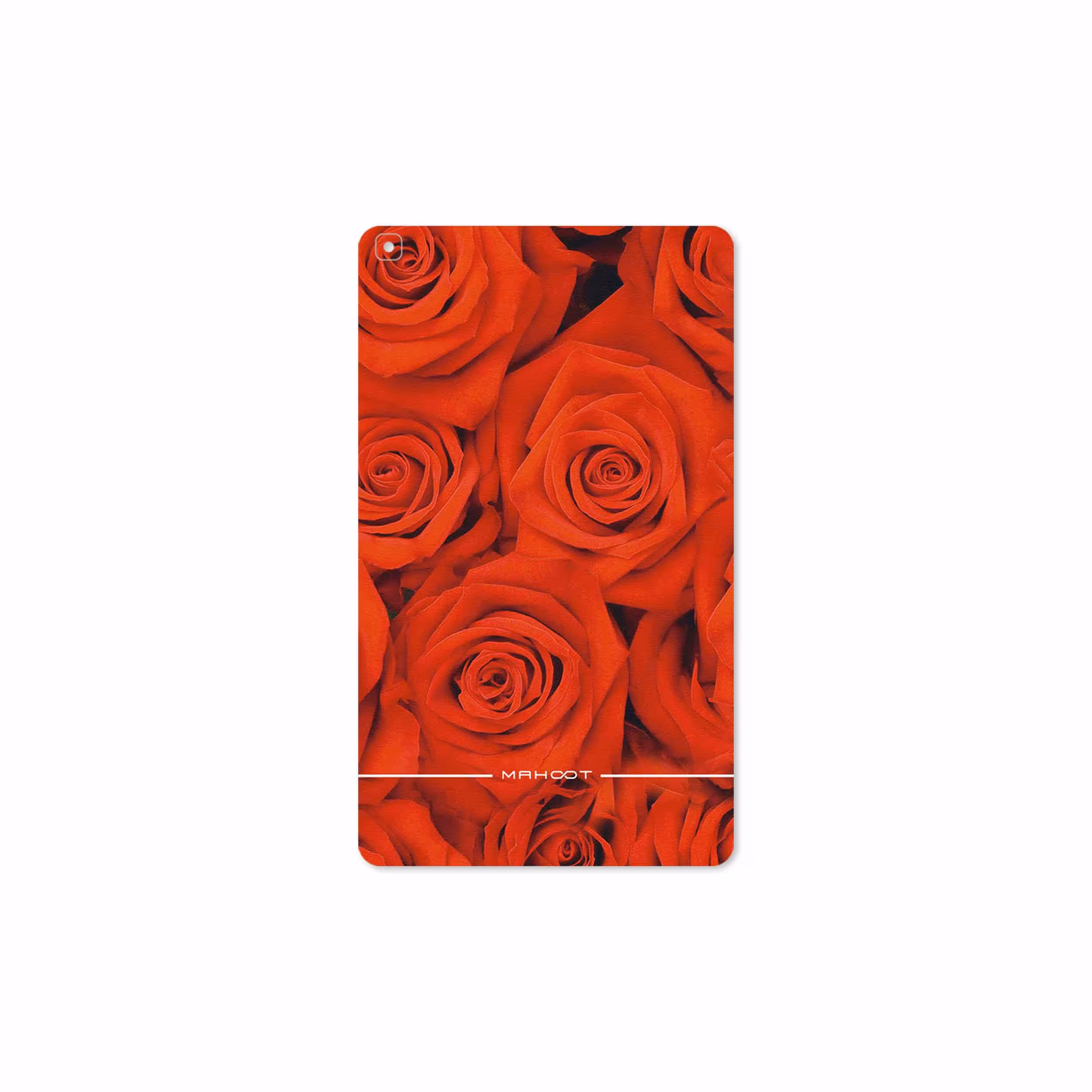 برچسب پوششی ماهوت مدل Red-Flower مناسب برای تبلت سامسونگ Galaxy Tab A 8.0 2019 T290