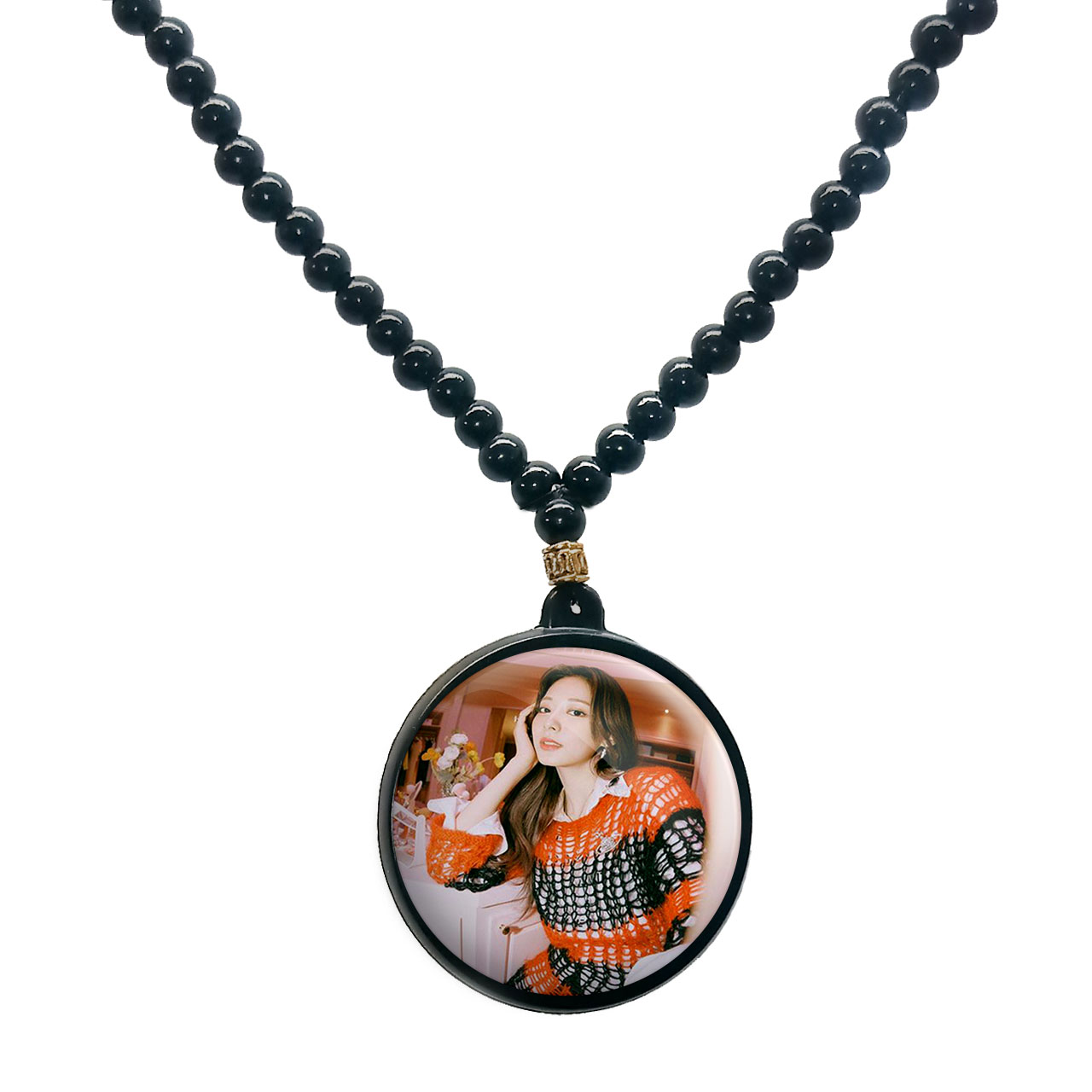 گردنبند پرمانه طرح تو ایس کد pmd.19548 مدل دو طرفه