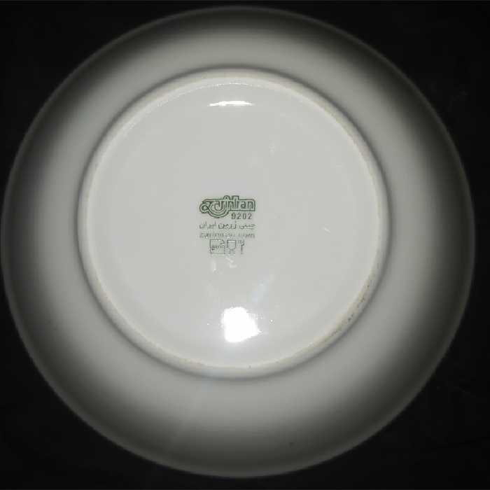 کاسه سالاد خوری چینی زرین ایران مدل سپیدار درجه یک بسته 6 عددی