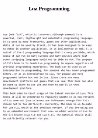 خرید و دانلود نسخه کامل کتاب Lua Programming