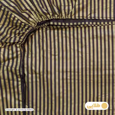 ملحفه آدنو مدل راه راه کد MB01 یک نفره سایز 120x200 سانتی متر
