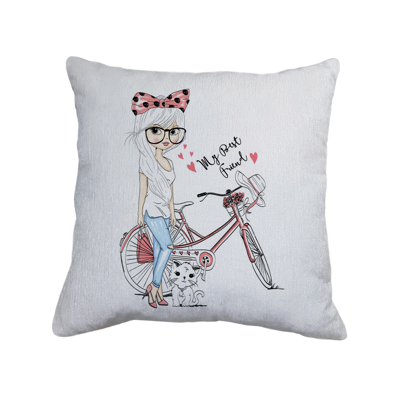 کاور کوسن طرح عروسکی کد 5751