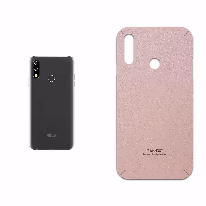 برچسب پوششی ماهوت مدل Rose Gold Leather مناسب برای گوشی موبایل ال جی W10