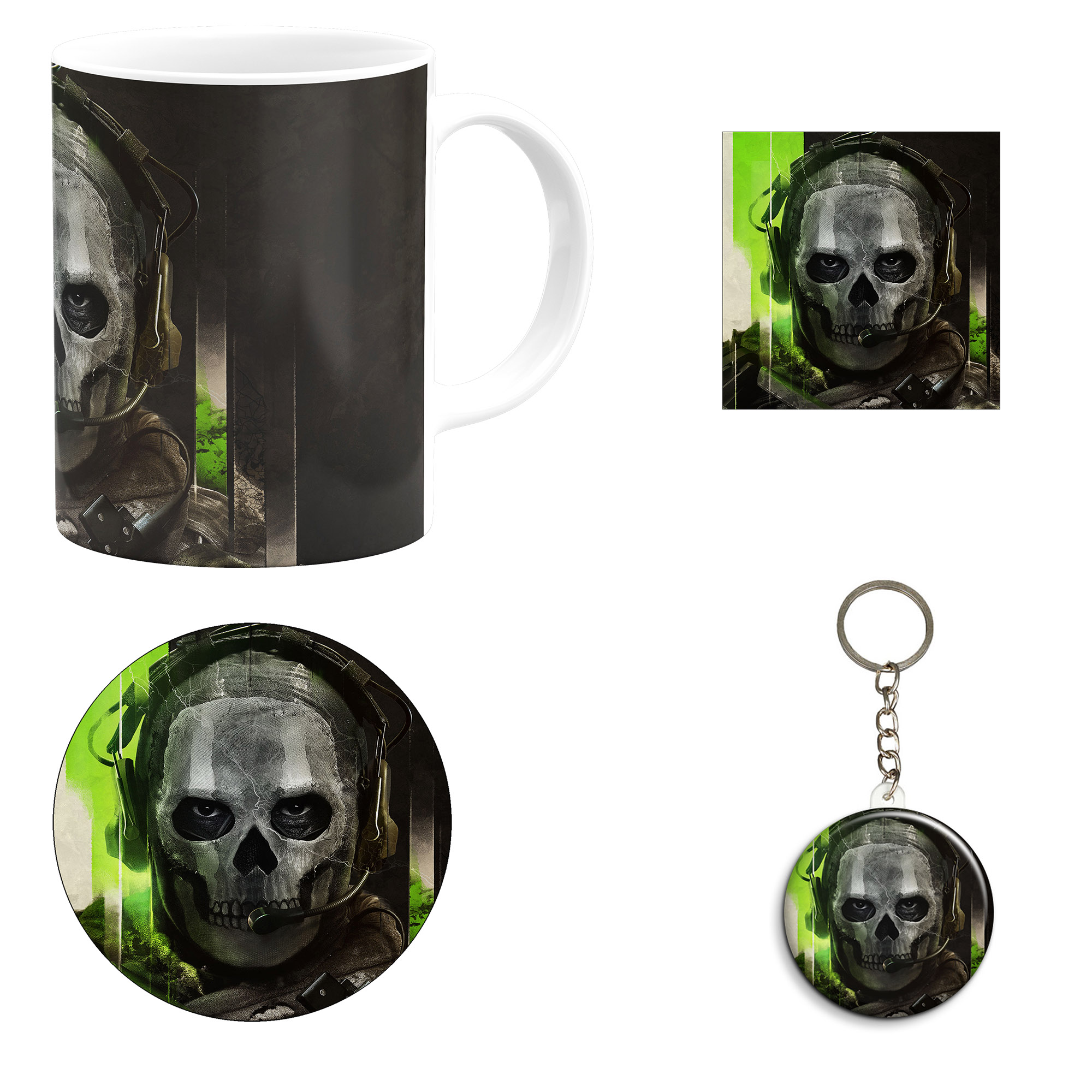 ست هدیه ماگ مدل بازی کال اف دیوتی طرح call of duty کد M35