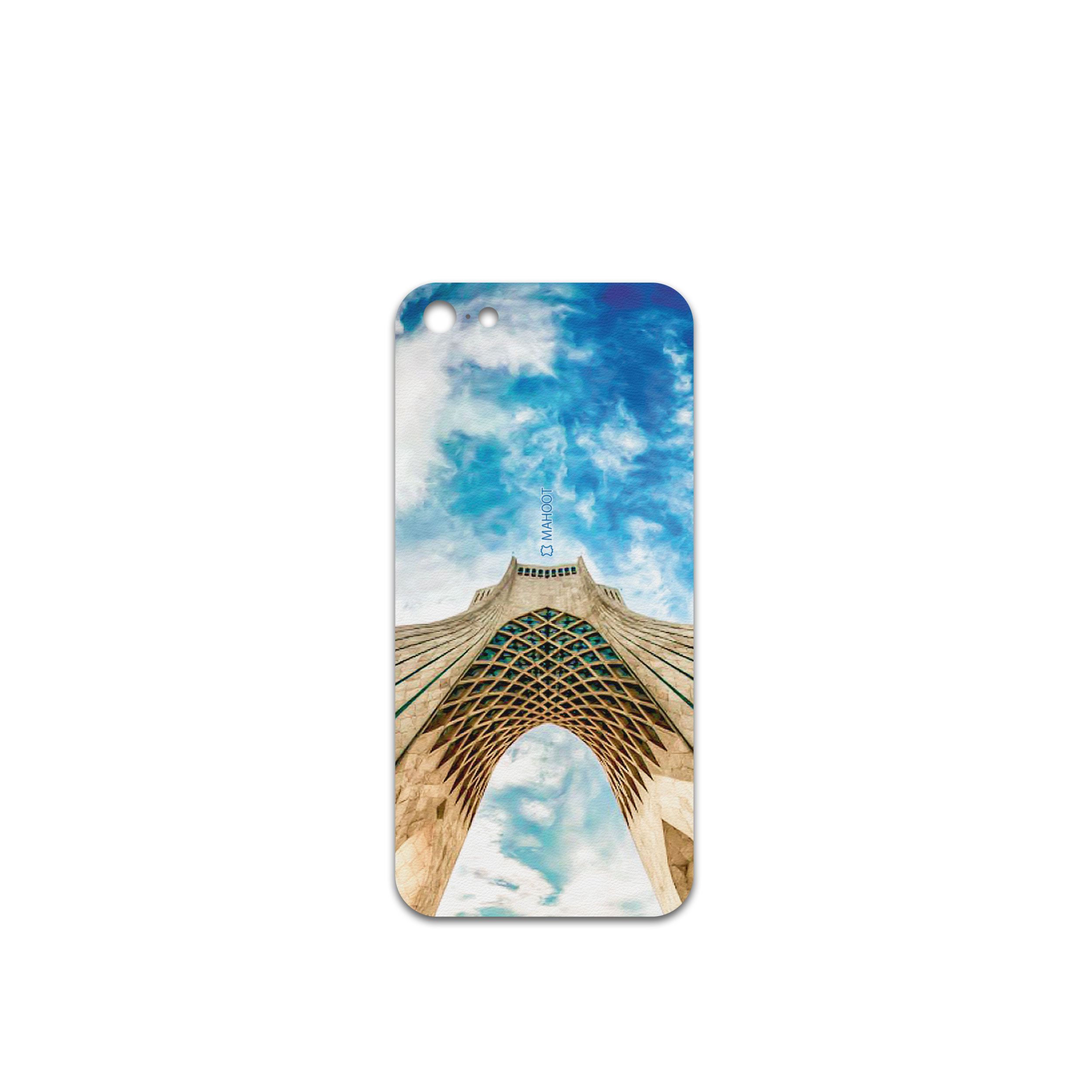 برچسب پوششی ماهوت مدل AZADI-Tower مناسب برای گوشی موبایل اپل iPhone 5