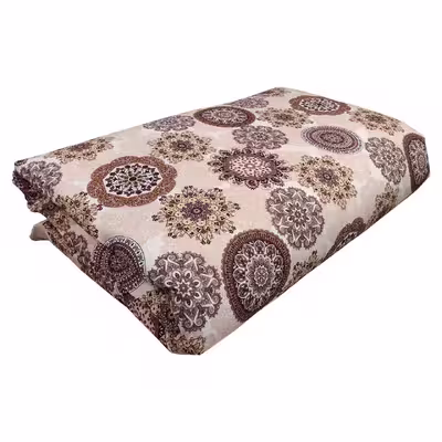 ملحفه تشک مهمان مدل خورشیدی کد F2 سایز 195x100 سانتی متر