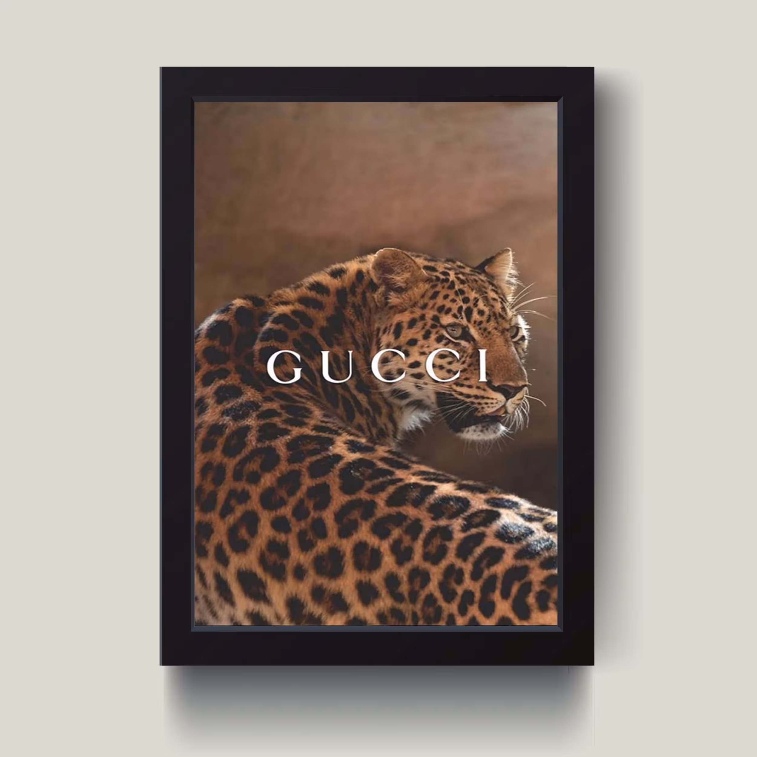 تابلو مدل Leopard GUCCI کدS2911-b