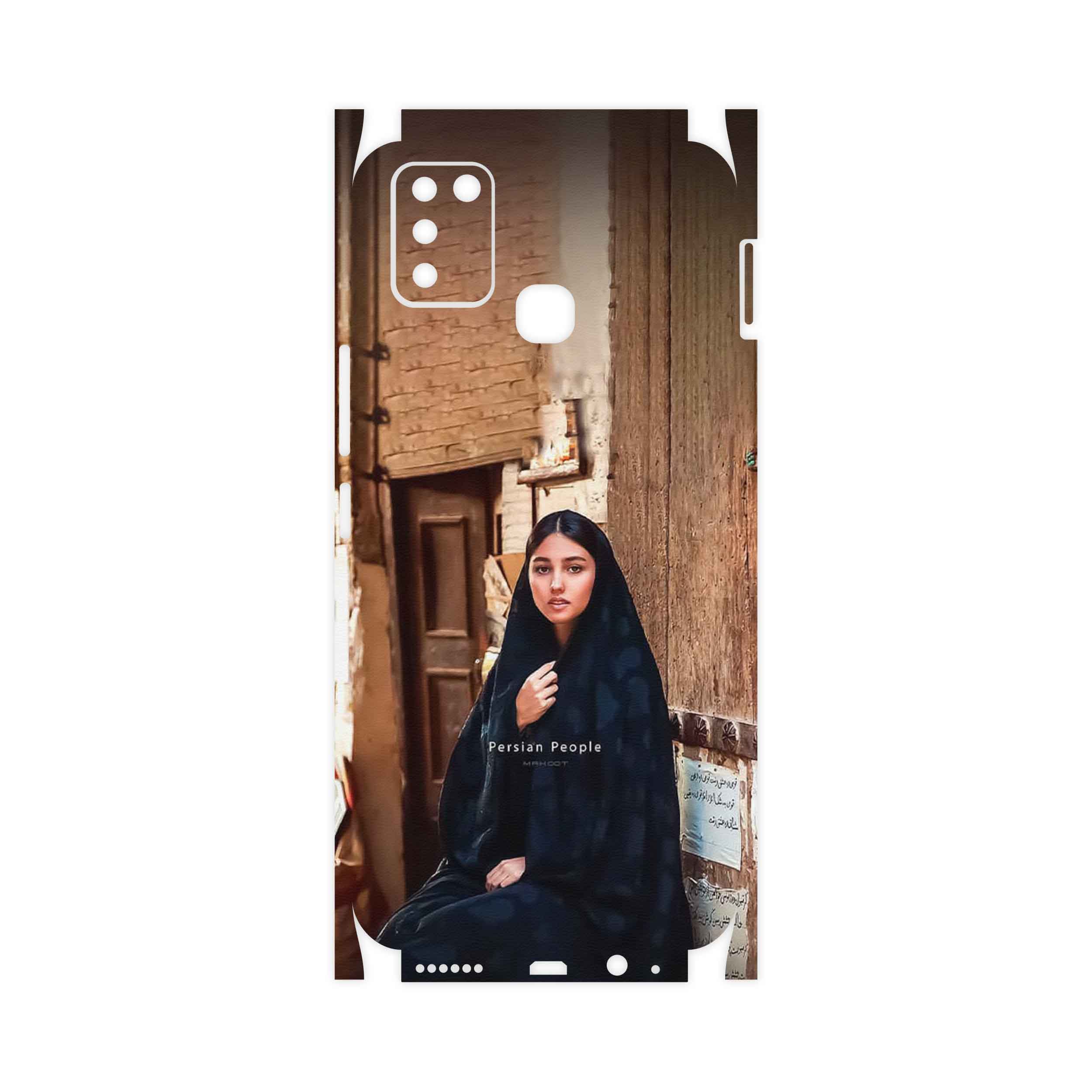 برچسب پوششی ماهوت مدل Portrait of an Iranian Woman-FullSkin مناسب برای گوشی موبایل اینفینیکس Smart 6 X657B