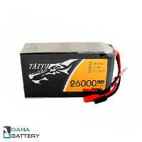 باتری لیتیوم پلیمر 6 سل Tattu 26000mAh 25C