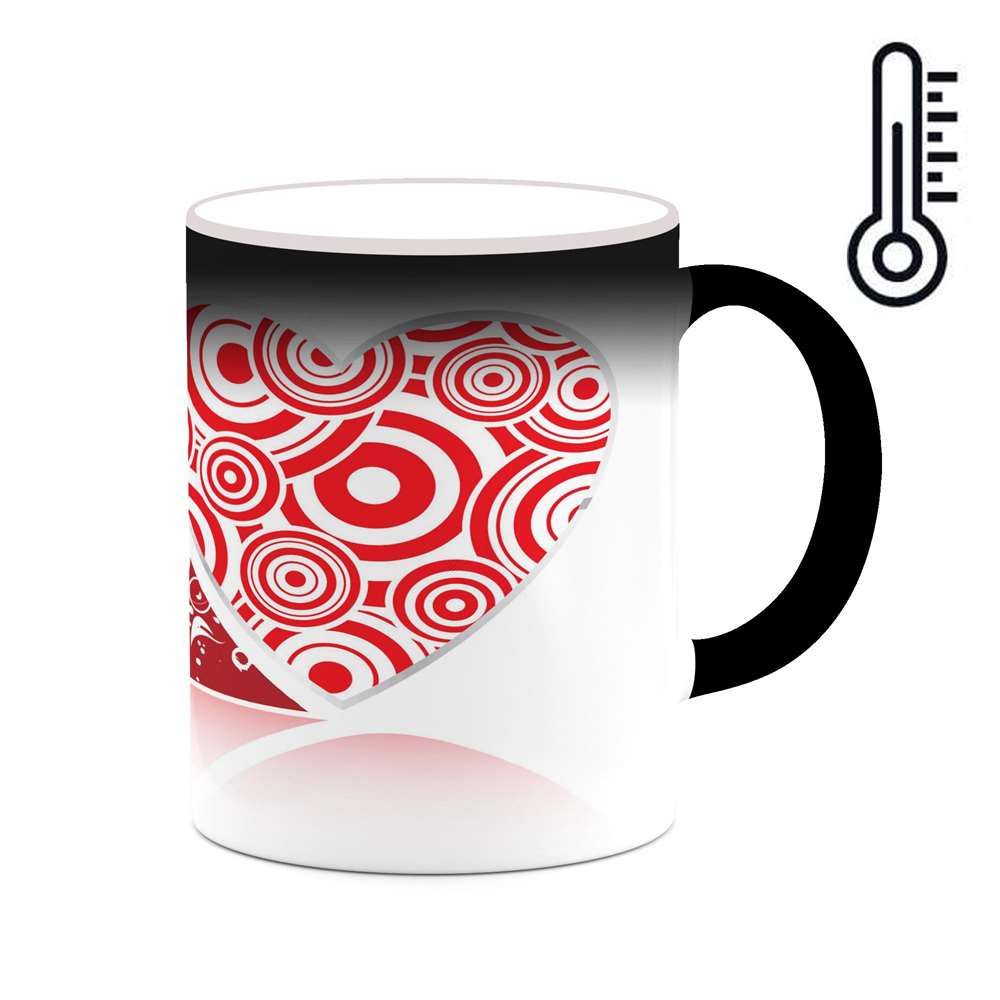 ماگ حرارتی کاکتی طرح Love مدل mgh20679