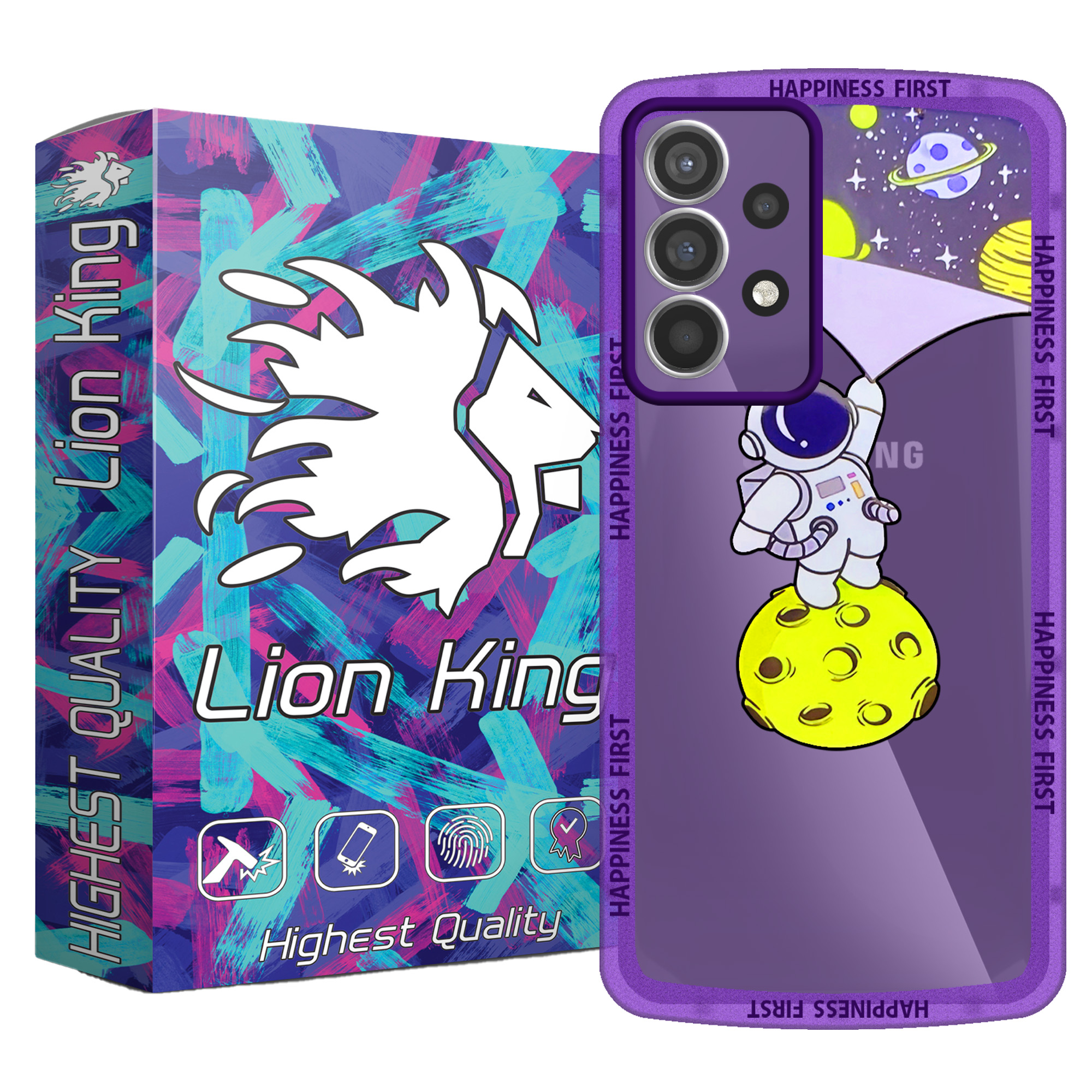 کاور لاین کینگ مدل violetF مناسب برای گوشی موبایل  سامسونگ Galaxy A13 4G