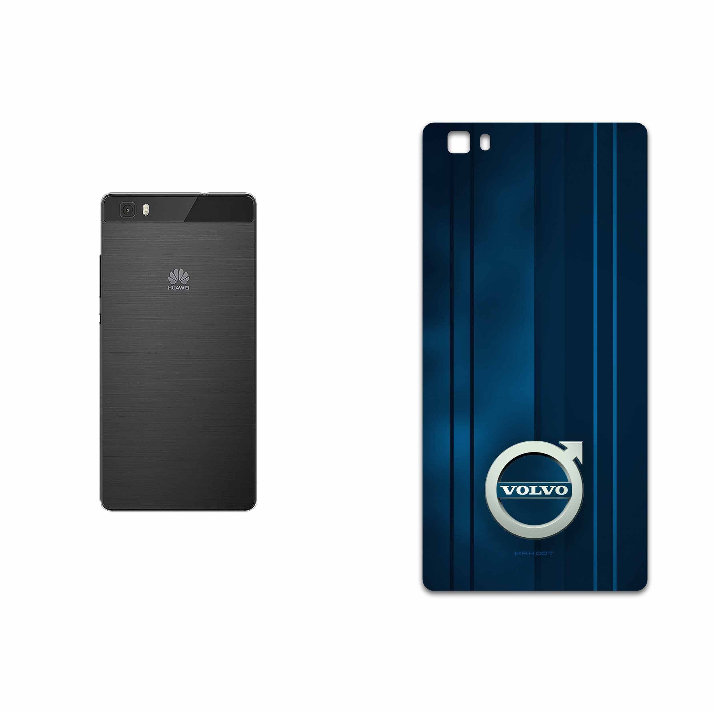 برچسب پوششی ماهوت مدل Volvo مناسب برای گوشی موبایل هوآوی P8 Lite