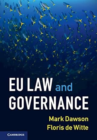 خرید و دانلود نسخه کامل کتاب EU Law and Governance BY Dawson - Pdf