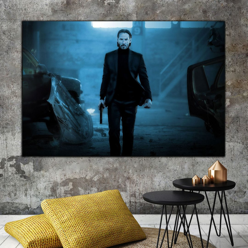 تابلو شاسی بکلیت طرح سینمای هالیوود فیلم جان ویک SH-S4117 | دنیای قاب