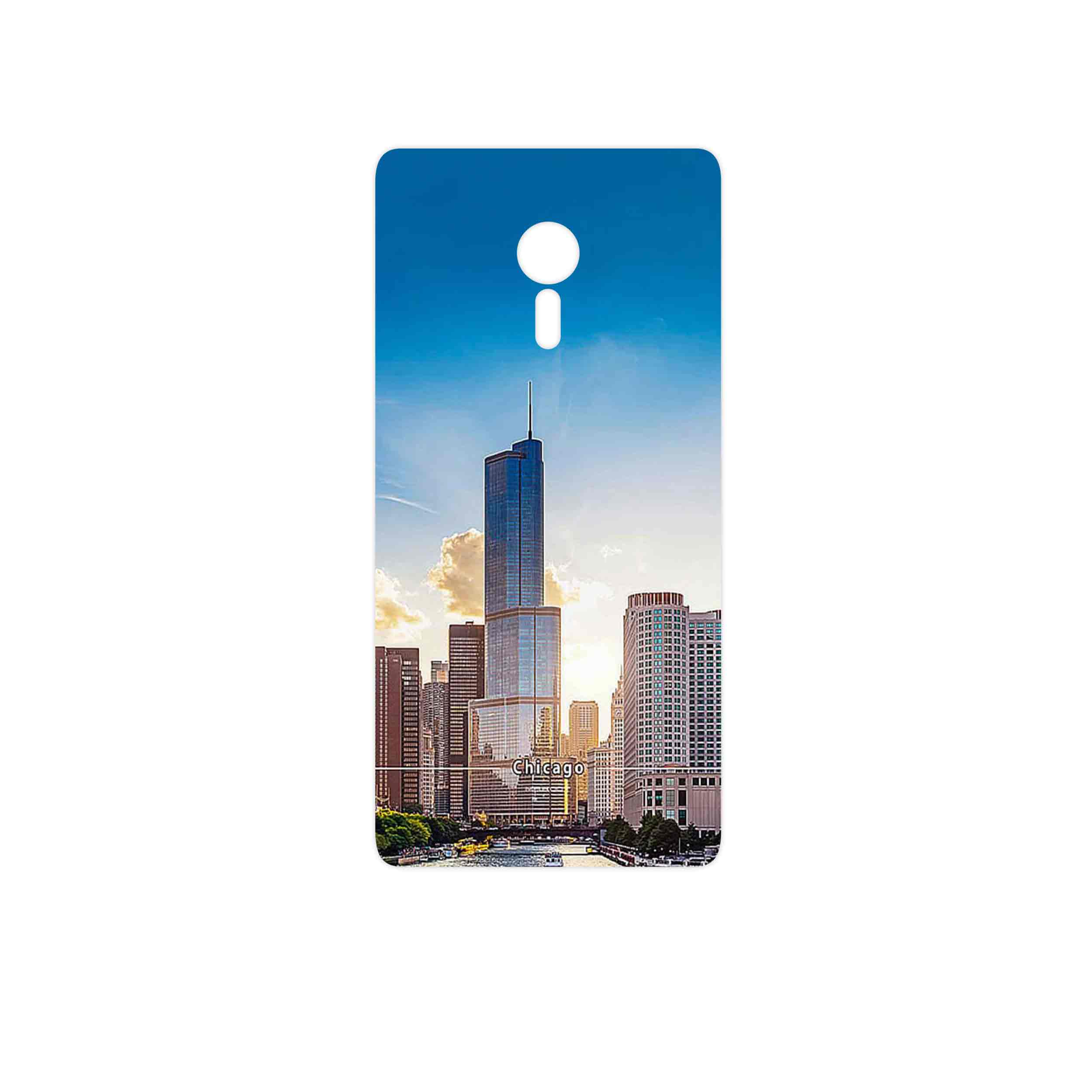 برچسب پوششی ماهوت مدل City of Chicago مناسب برای گوشی موبایل لنوو ZUK Z2 Pro
