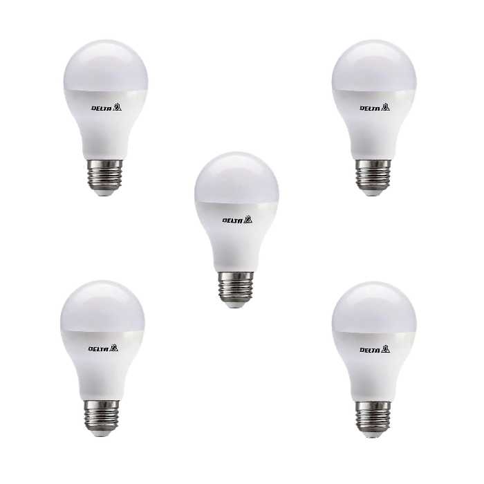 لامپ ال ای دی 10 وات دلتا مدل CL پایه E27 بسته 5 عددی