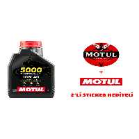 روغن و مکمل موتور 5000 10W 40 4T سیکلت 1LT موتول اورجینال Motul