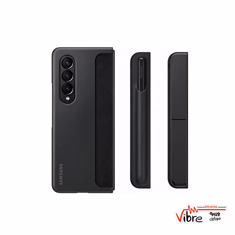 قاب و گارد اورجینال سامسونگ با حالت ایستاده 360 درجه با جای قلم  سامسونگ زد فولد 4 مدل SAMSUNG EF-OF93P ZFOLD 4 STANDING COVER WITH PEN